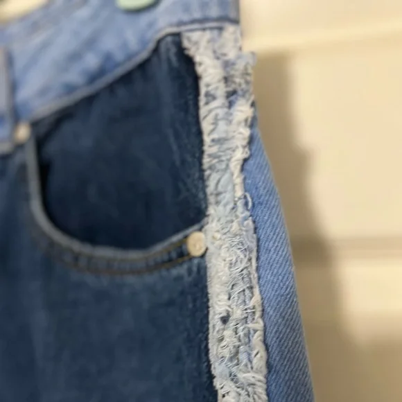 NWT $98 Urban Outfitters | The Ragged Priest | Mixed Panel Exposed Seam - Picture 4 of 16